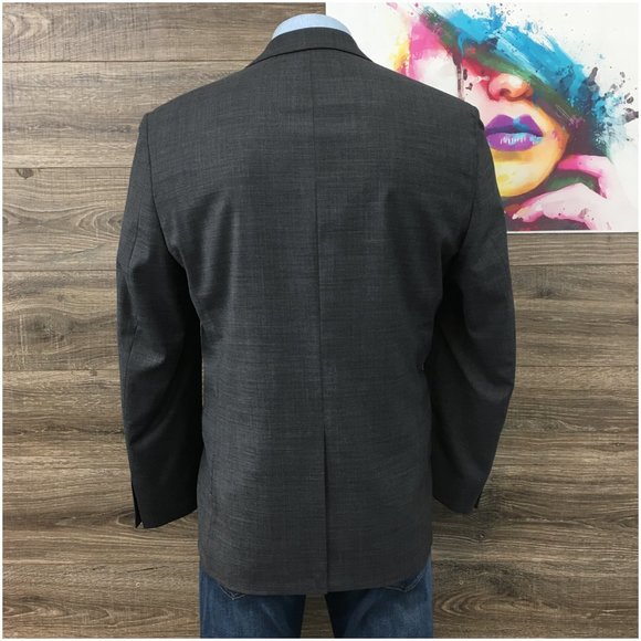 Ralph Lauren Mens Blazer Sport Coat Two Button Casual Jacket Size 44L Wool Suits - Picture 6 of 13